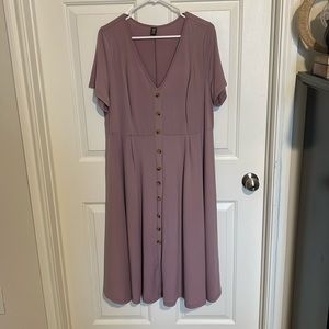 Mauve dress SHEIN curve 3XL